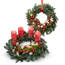 Christmas set of wreaths
